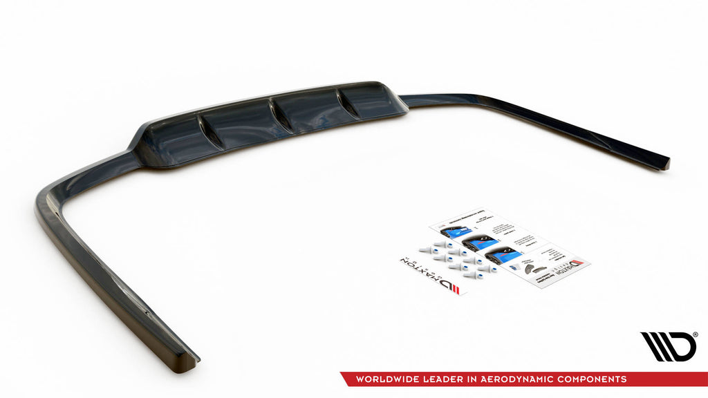 Splitter posteriore centrale (con barre verticali) Lexus GS F Sport Hybrid Mk4 (L10)