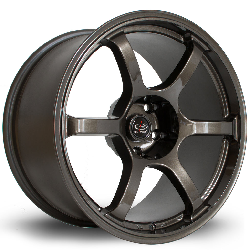 Cerchio in Lega Rota Boost 18x10 5x114.3 ET35 Gunmetal