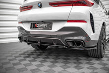 Carica l&#39;immagine nel visualizzatore di Gallery, Splitter posteriore centrale (con barre verticali) V.1 BMW X6 M-Pack G06