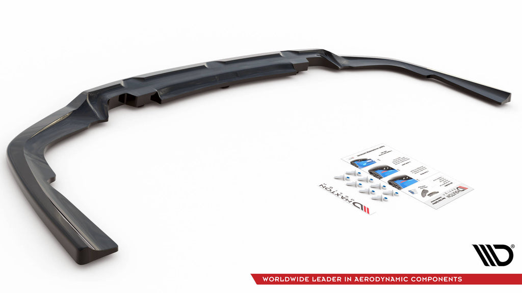 Splitter posteriore centrale (con barre verticali) V.1 BMW X6 M-Pack G06