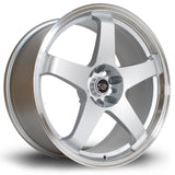 Cerchio in Lega Rota GTR 19x9 5x114.3 ET20 Silver Polished Lip