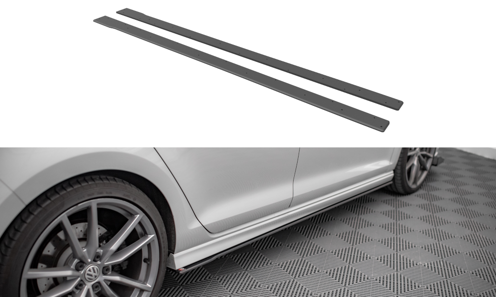 Street Pro Diffusori Sotto Minigonne Volkswagen Golf R Mk7