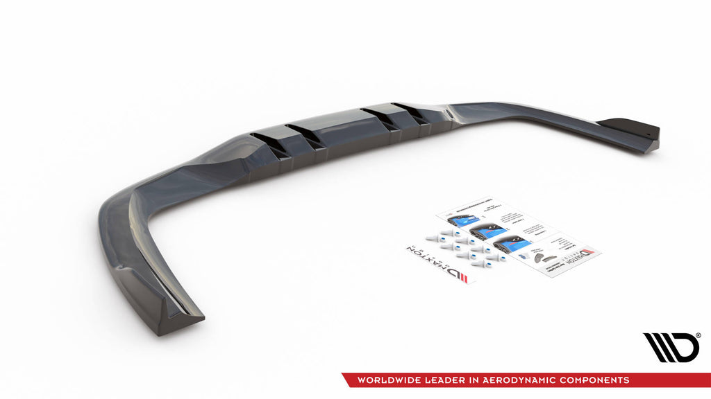 Splitter posteriore centrale (con barre verticali) V.2 Mercedes A 35 AMG Sedan V177