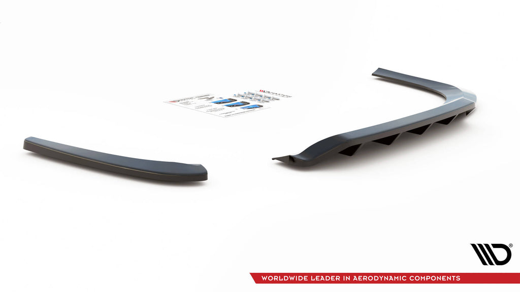 Splitter posteriore centrale (con barre verticali) Volkswagen Passat CC