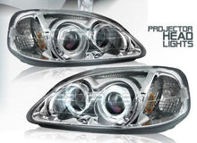 Load image into Gallery viewer, Honda Civic EK EJ 99-00 Fari Anteriori Chrome [KS]