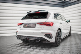 Splitter Posteriore Centrale con Barre Verticali Audi A3 S-Line Sportback 8Y (2020-2024)