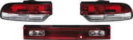 Nissan Silvia 200Sx S13 Set Fanali Posteriori Rossi/Trasparenti