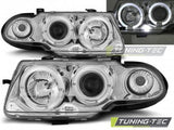 Fari Anteriori per OPEL ASTRA F 09.91-08.94 ANGEL EYES CHROME