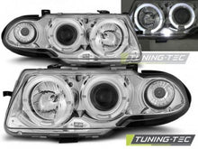 Carica l&#39;immagine nel visualizzatore di Gallery, Fari Anteriori per OPEL ASTRA F 09.94-08.97 ANGEL EYES CHROME