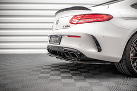 Splitter posteriore centrale (con barre verticali) Mercedes-AMG C 63AMG Coupe kit Aero AMG Pack C205 Facelift