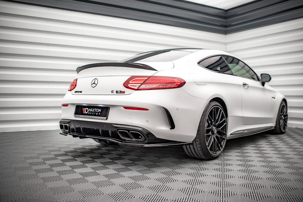 Splitter posteriore centrale (con barre verticali) Mercedes-AMG C 63AMG Coupe kit Aero AMG Pack C205 Facelift