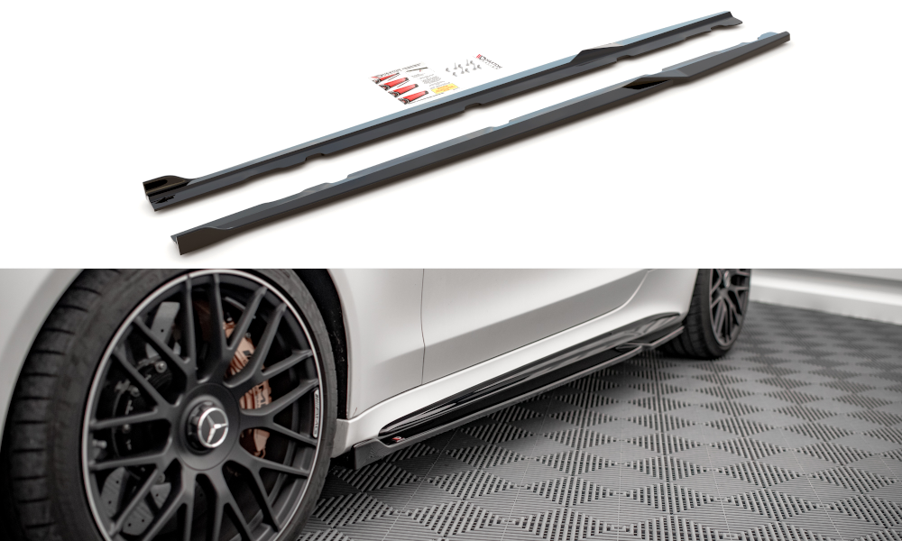 Diffusori Sotto Minigonne V.2 Mercedes-AMG C 63AMG Coupe C205 Facelift