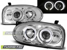 Load image into Gallery viewer, Fari Anteriori ANGEL EYES CHROME per VW GOLF MK3 09.91-08.97