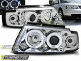 Fari Anteriori ANGEL EYES CHROME per VW PASSAT B5 3B 11.96-08.00