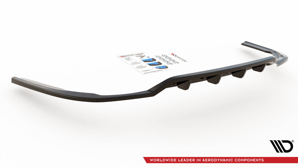 Splitter posteriore centrale (con barre verticali) Dodge Charger RT Mk7 Facelift