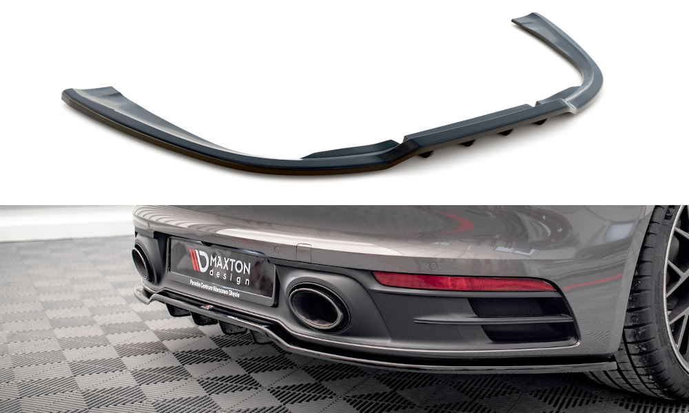 Splitter posteriore centrale (con barre verticali) Porsche 911 Carrera 4S 992