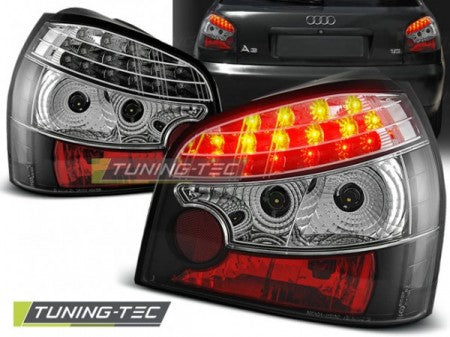 Fanali Posteriori LED Neri per AUDI A3 8L 08.96-08.00