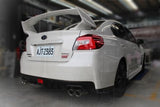 Subaru WRX 14/- ST Style Lip paraurti posteriore L+R Carbonio