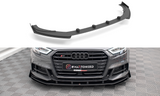 Street Pro Lip Anteriore V.1 + Flap Audi S3 Sportback 8V Facelift