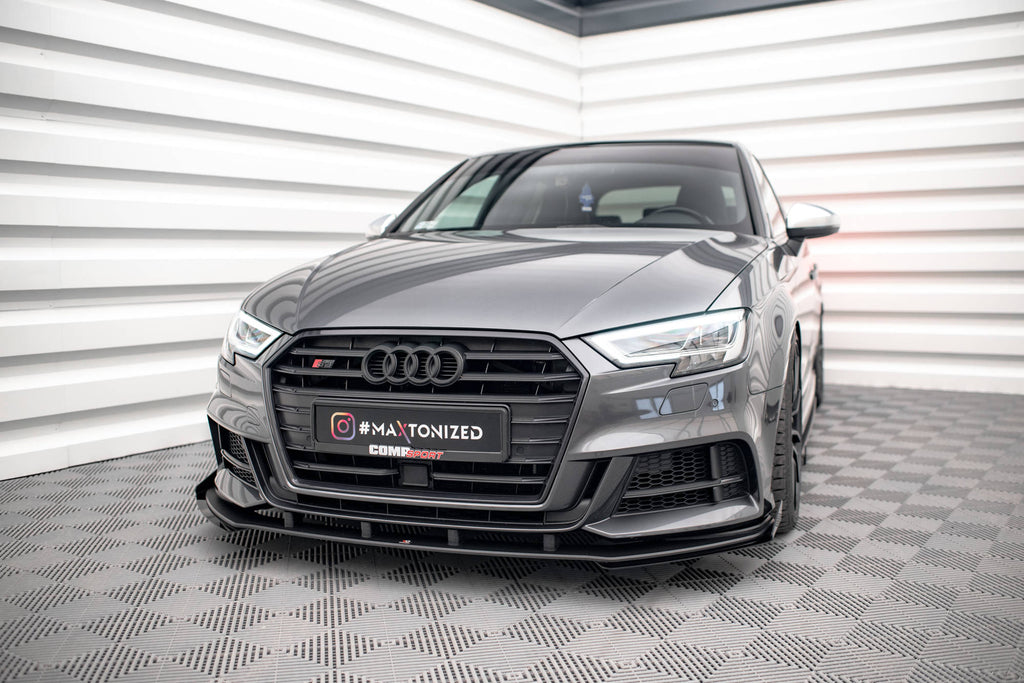 Street Pro Lip Anteriore V.1 + Flap Audi S3 Sportback 8V Facelift