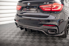 Carica l&#39;immagine nel visualizzatore di Gallery, Splitter posteriore centrale (con barre verticali) BMW X6 M-Pack F16