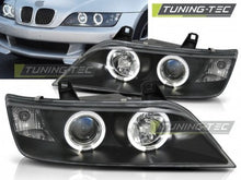 Load image into Gallery viewer, Fari Anteriori ANGEL EYES Neri per BMW Z3 E36 01.96-02