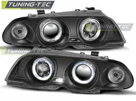Fari Anteriori ANGEL EYES Neri per BMW Serie 3 E46 05.98-08.01 S/T