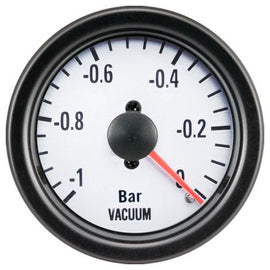 DFI Whiteline Universal Manometro da 52mm - Vacuum (Bar)