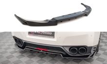 Carica l&#39;immagine nel visualizzatore di Gallery, Splitter posteriore centrale (con barre verticali) Nissan GTR R35 Facelift