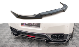 Splitter posteriore centrale (con barre verticali) Nissan GTR R35 Facelift