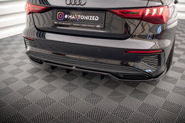 Splitter Posteriore Centrale con Barre Verticali Audi A3 S-Line Sedan 8Y (2020-2024)