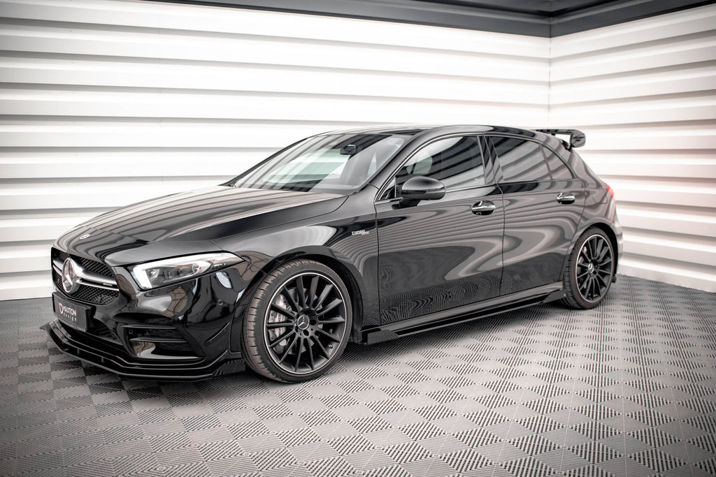 Street Pro Diffusori Sotto Minigonne + Flap Mercedes Classe A A35  AMG / AMG-Line Aero Pack W177