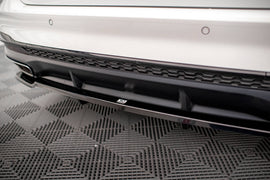 Splitter Posteriore Centrale V.1 con Barre Verticali Audi A4 / S4 S-Line B9 Facelift (2019-2024)