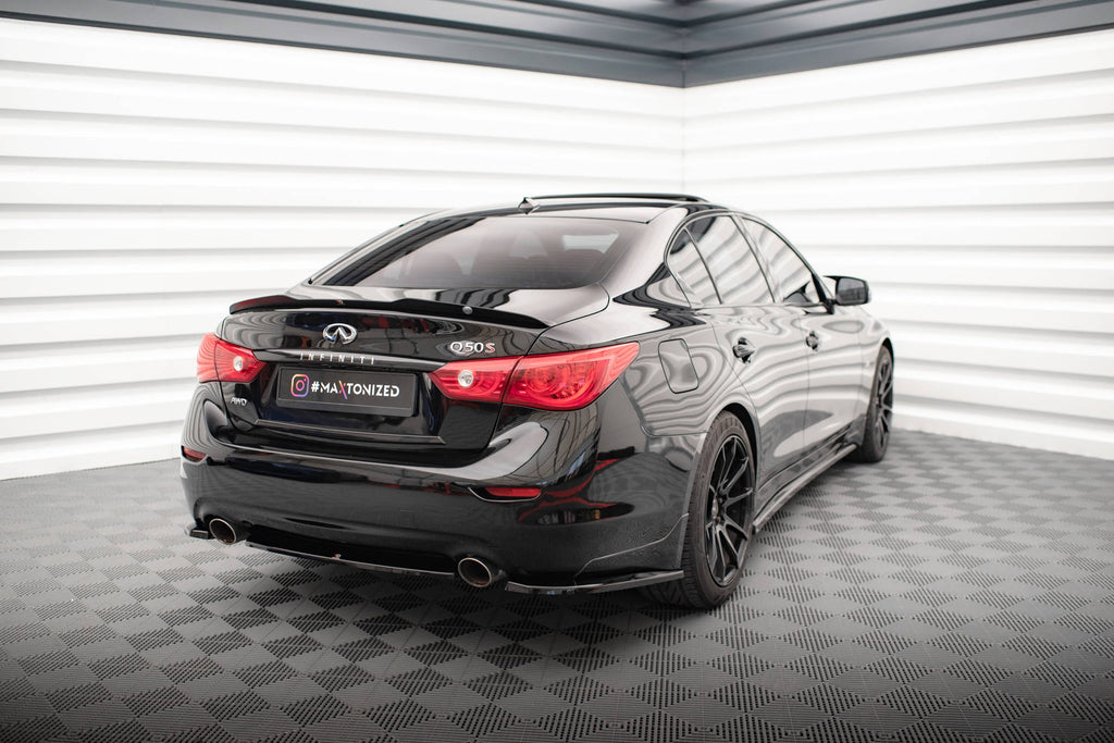 Splitter posteriore centrale per Infiniti Q50 S Mk1