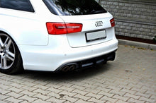 Load image into Gallery viewer, Diffusore posteriore &amp; Splitter Laterali Posteriori Audi A6 S-Line C7 (scarico 1x2)