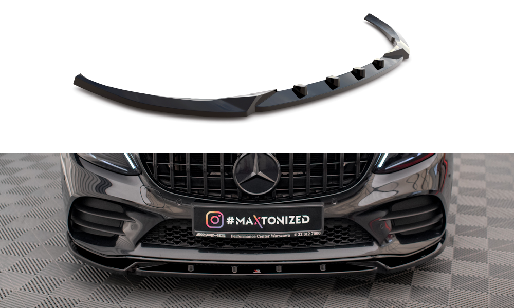 Lip Anteriore V.2 Mercedes-Benz C AMG Line / C43 AMG Sedan / Coupe W205 / C205 Facelift