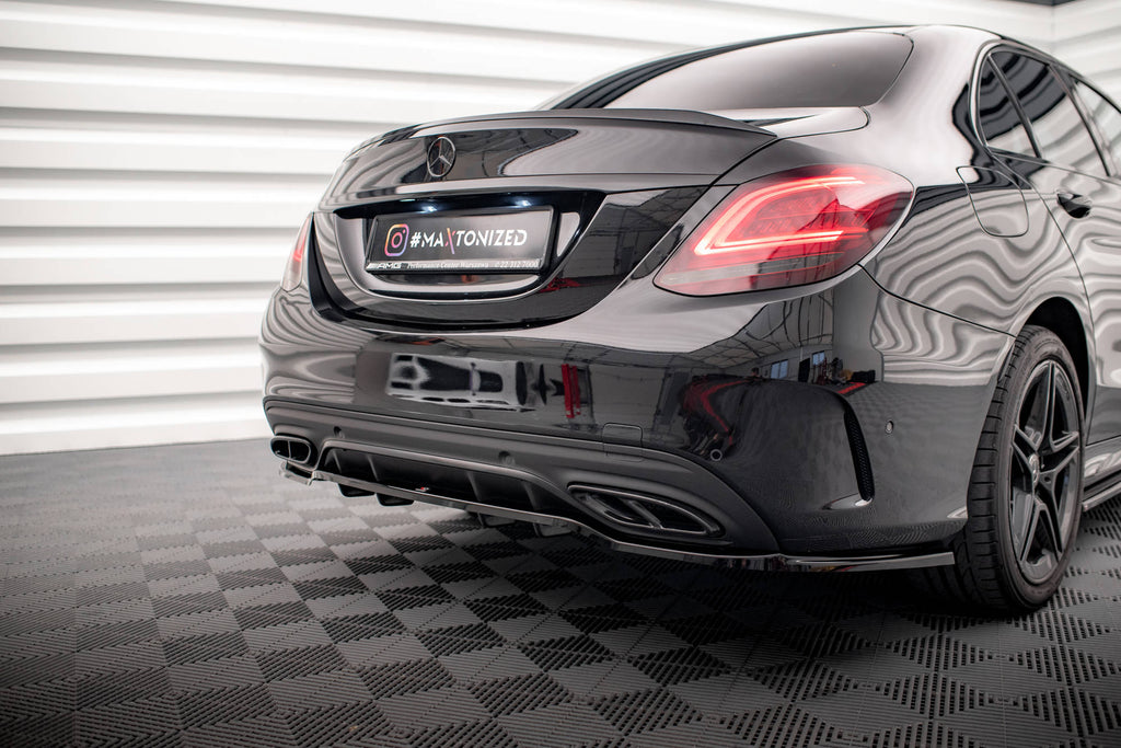 Splitter posteriore centrale (con barre verticali) Mercedes-Benz C AMG-Line W205 Facelift