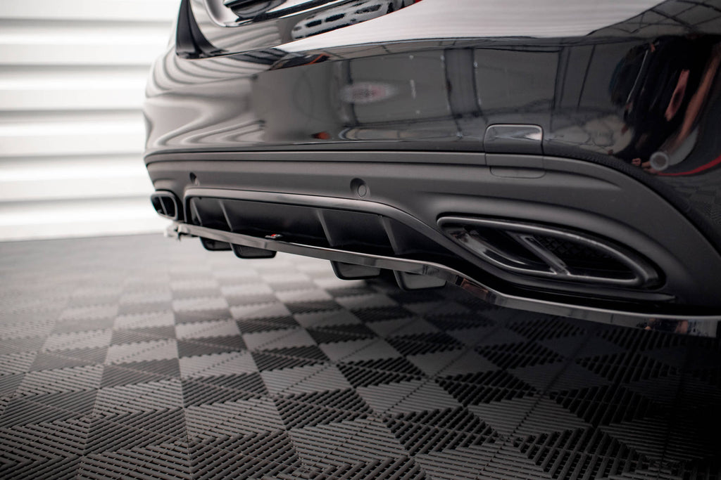 Splitter posteriore centrale (con barre verticali) Mercedes-Benz C AMG-Line W205 Facelift