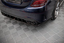 Carica l&#39;immagine nel visualizzatore di Gallery, Splitter posteriore centrale (con barre verticali) Mercedes-AMG C 43 Sedan W205 Facelift