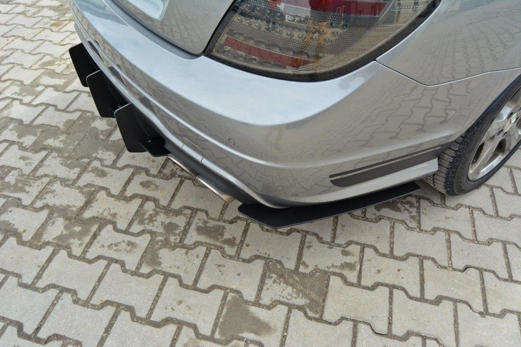 Mercedes C W204 AMG-Line (Facelift) Diffusore posteriore & Splitter Laterali Posteriori