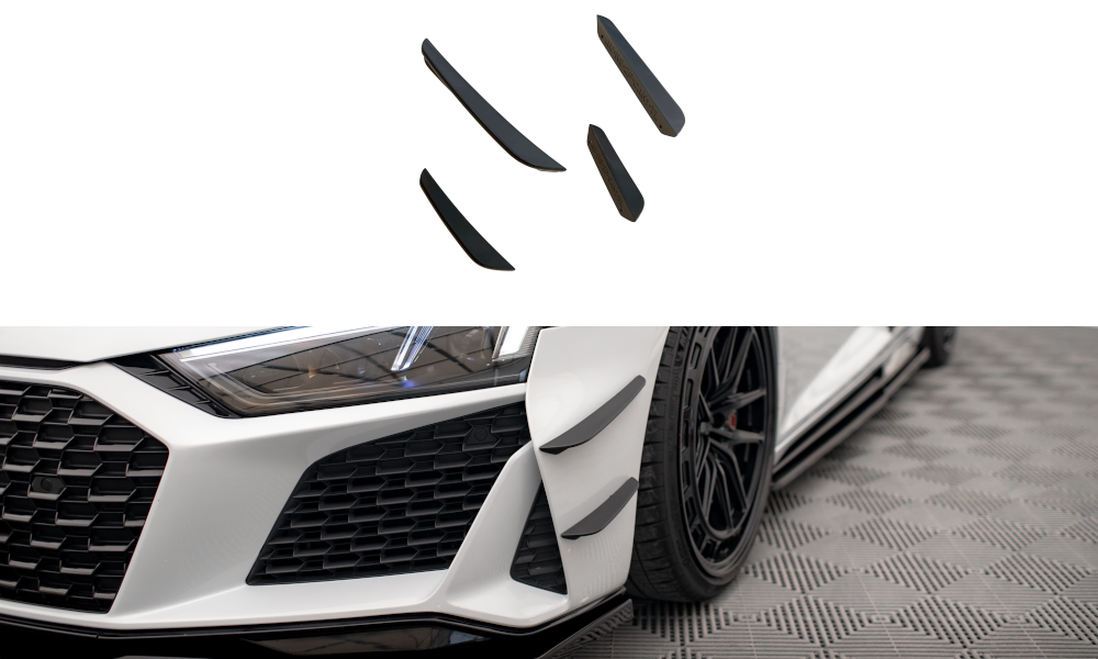 Paraurti Anteriore Wings (Canards) Audi R8 Mk2 Facelift