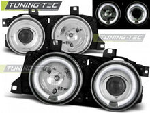 Load image into Gallery viewer, Fari Anteriori ANGEL EYES CHROME per BMW Serie 7 E32/ Serie 5 E34