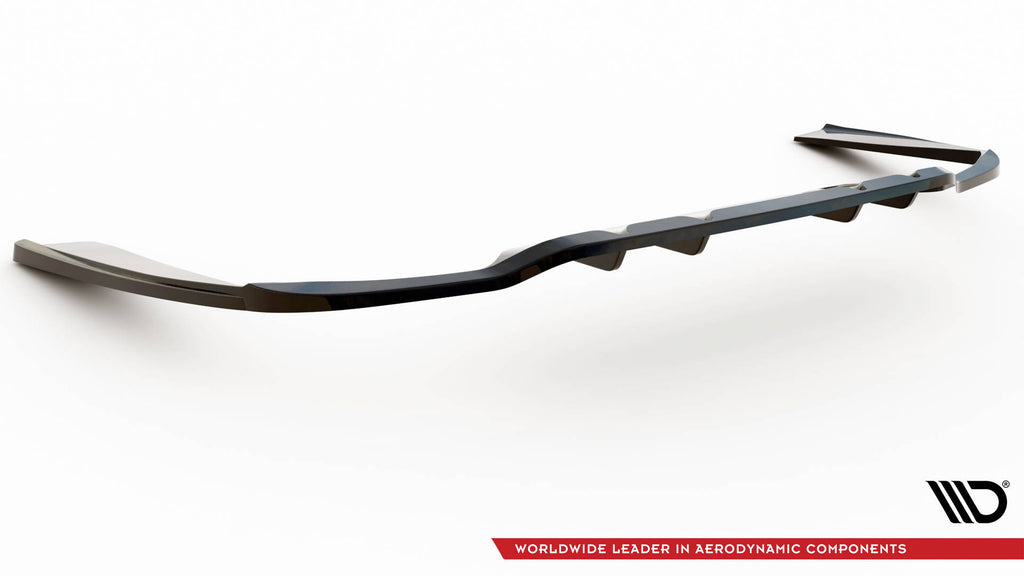 Splitter posteriore centrale (con barre verticali) Mercedes-Benz C Coupe AMG-Line C205 Facelift