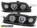 Fari Anteriori per PEUGEOT 306 02.93-04.97 ANGEL EYES Neri