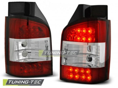 Fanali Posteriori LED Rossi Bianchi per VW T5 04.03-09