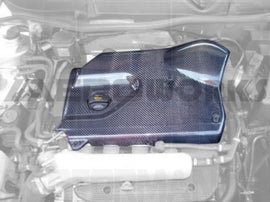 Seat Seat Leon 99/- 3/5drs HB Cover Motore in Carbonio