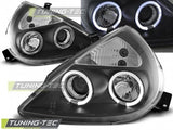 Fari Anteriori per FORD KA 11.96-08 ANGEL EYES Neri