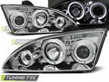 Fari Anteriori per FORD FOCUS MK2 09.04-01.08 ANGEL EYES CHROME