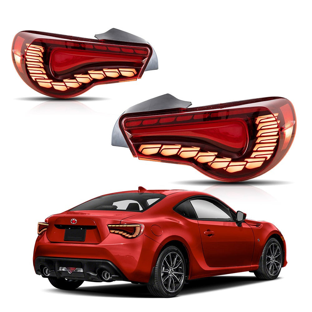 VLAND Fari Posteriori a Led Toyota 86/Subaru BRZ/Scion FR-S 2012-2020  Nuova Versione Rossa