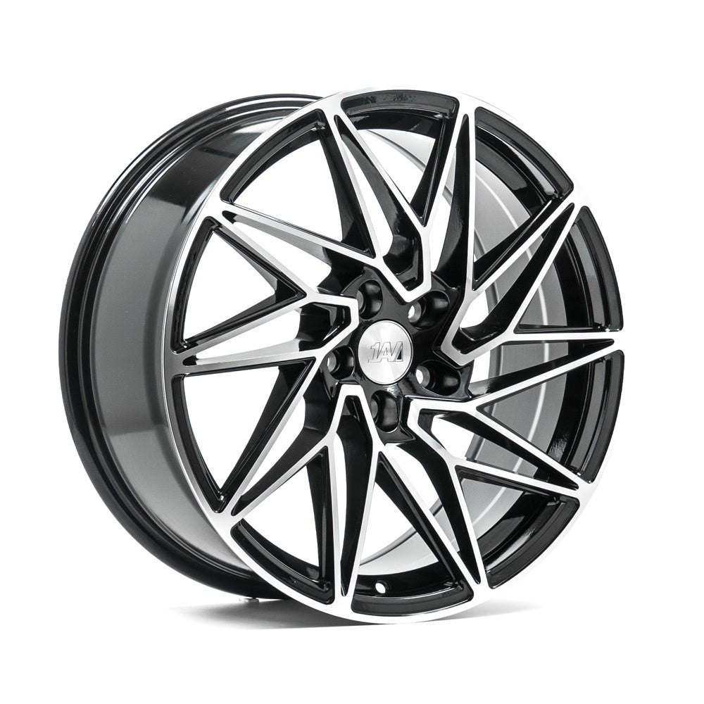 Cerchio in Lega 1AV ZX10 18x8 ET40 5x110 GLOSS BLACK & POLISHED